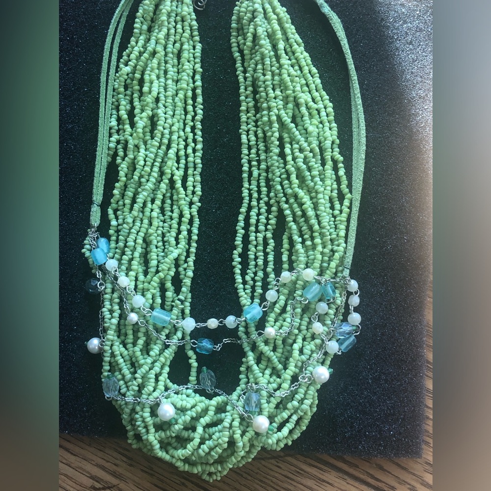 2necklaces , layered look